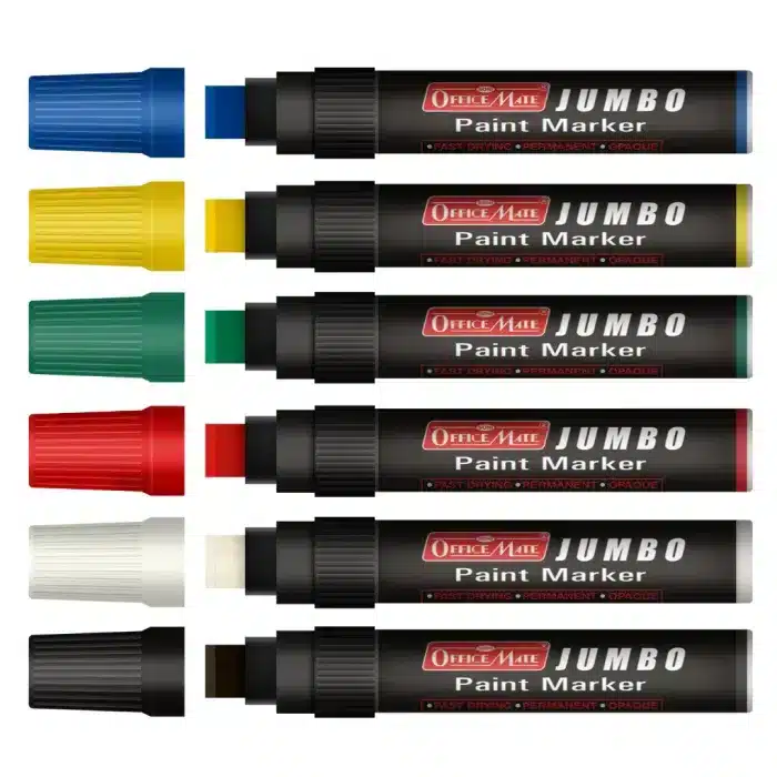 Jumbo Paint Markers - Pack of 6pcs