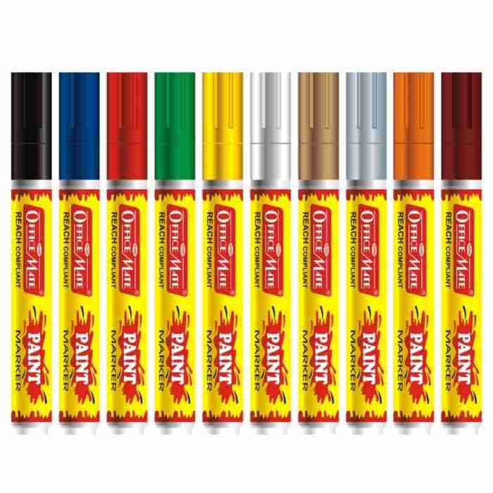 Paint Marker Regular Colors - Pack of 10pcs