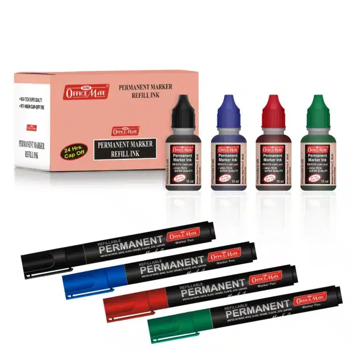 Permanent Marker Refill Ink 15 ML (Pack of 10pcs )