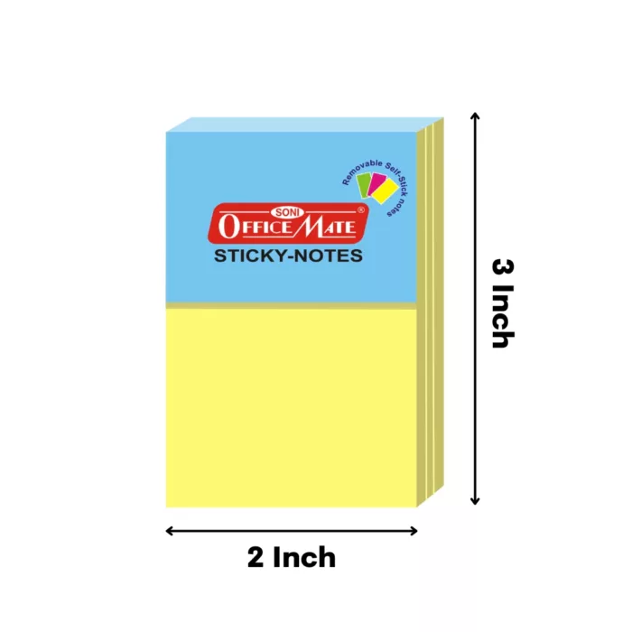 STICKY NOTE PADS PASTEL (50 X 76) - PACK OF 1