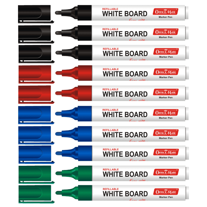 Whiteboard Marker - Pack of 10 pcs