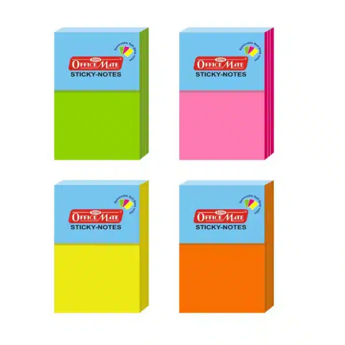 STICKY NOTEPAD FLUORESCENT (50 X 76) - PACK OF 1