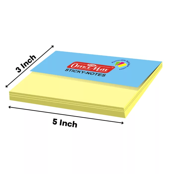 STICKY NOTEPAD PASTEL COLOUR (76 X 125) - PACK OF 1