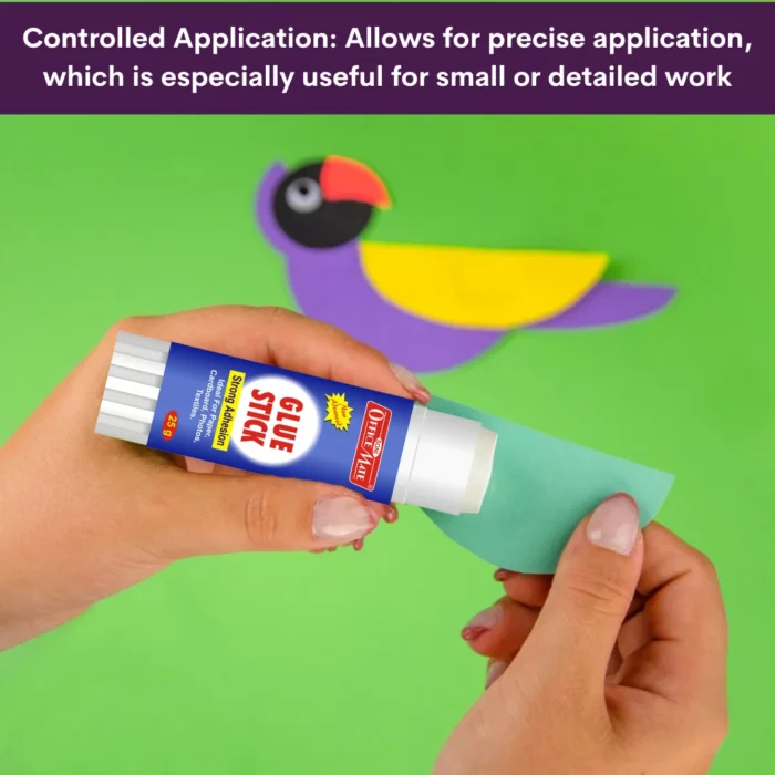 Glue Stick - 25gm, Superior Adhesion, Quick-Drying for School, Office, Crafts, and Home Projects