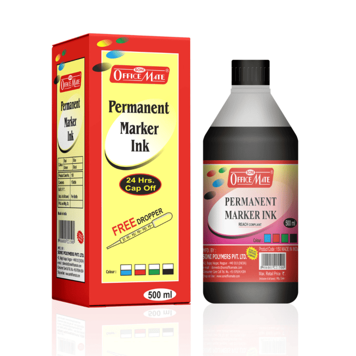 Permanent Marker Refill Ink 500 ML (Pack of 1)