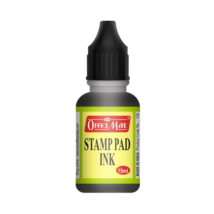 Stamp Pad Refill Ink 15 ML (Pack of 10pcs)
