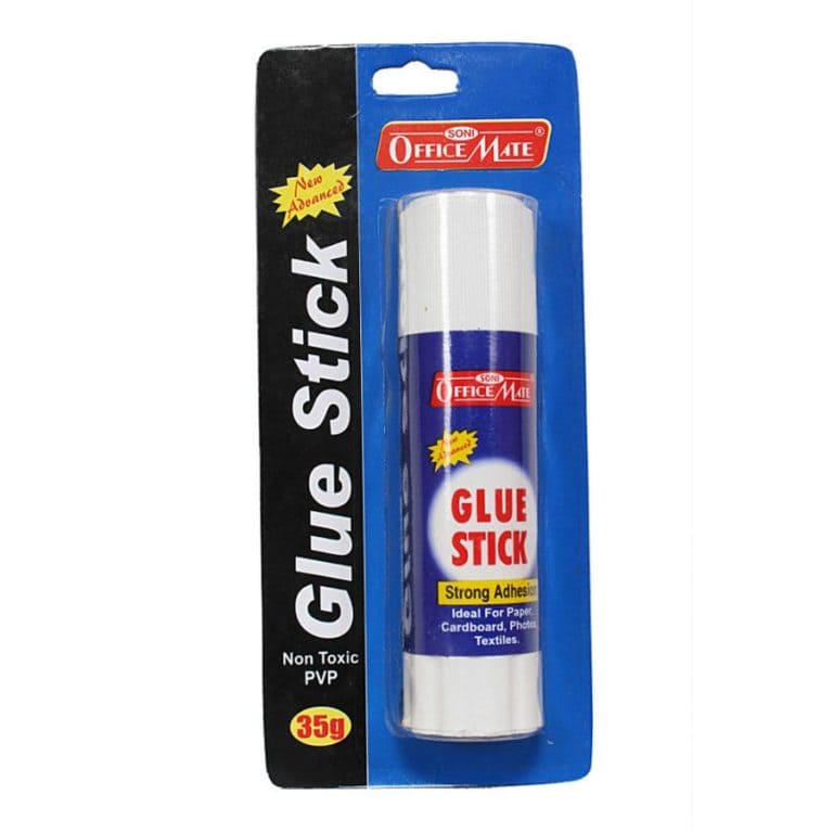 Soni Office Mate - Glue Stick 35g (Blister Packing), Pack of 10 pcs.