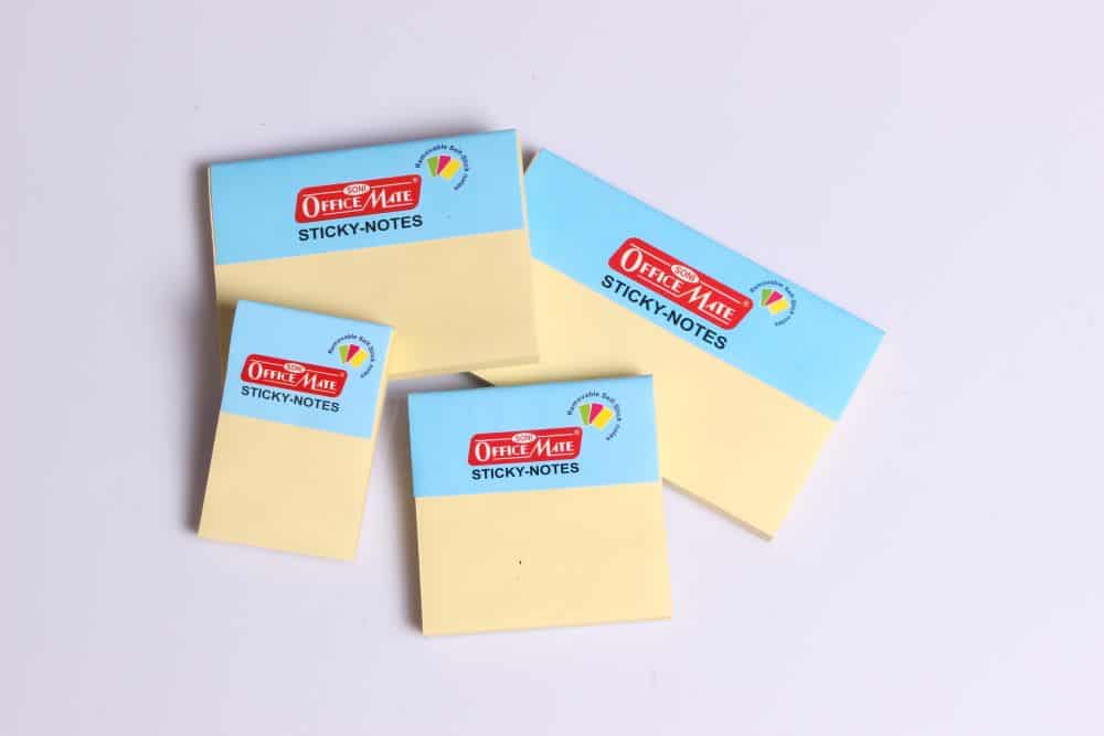 Notes autocollantes recyclées 100 x 75 mm Sticky-Mate® - FDS Promotions
