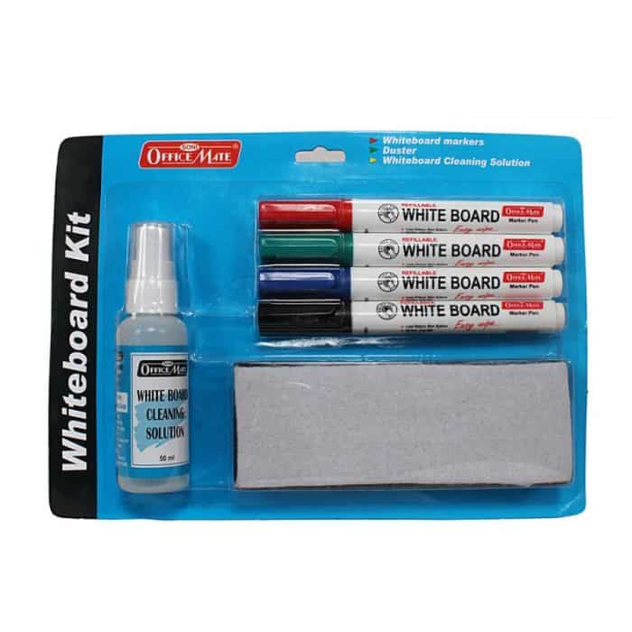 Soni Office Mate - Whiteboard Marker Starter Kit in Blister Packing – Pack of 1