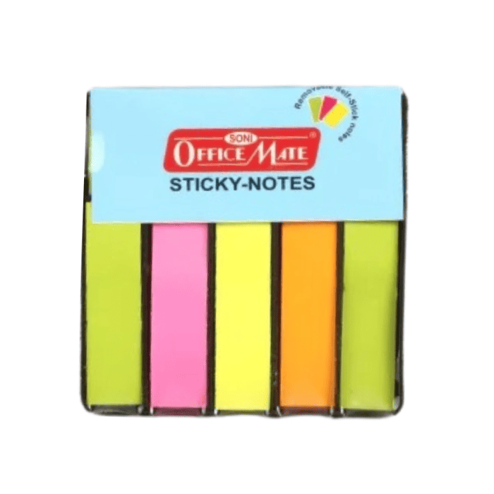 Sticky Notepad Fluorescent (13x50x5x100) in Tray