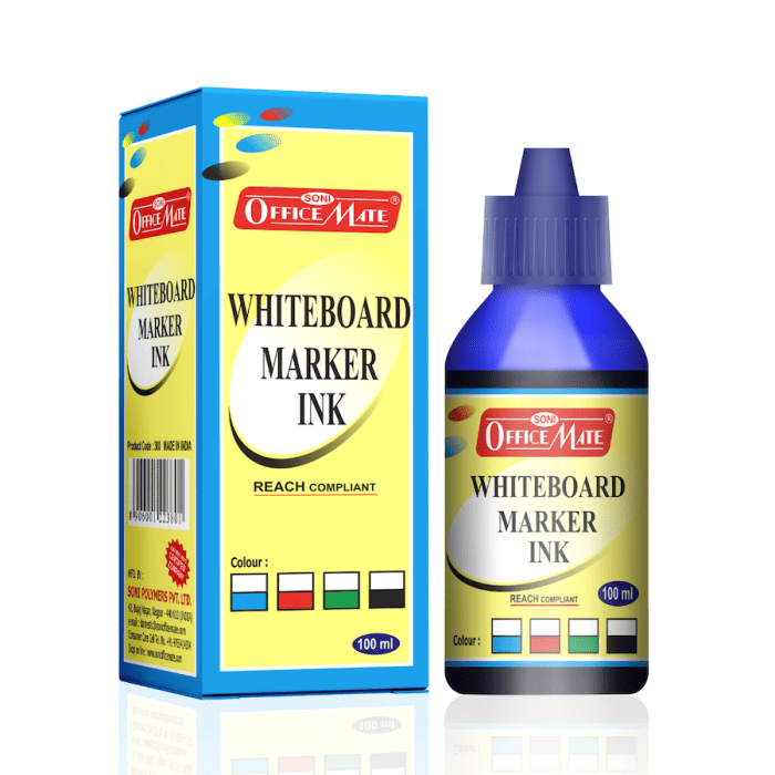 White Board Marker Refill Ink 100 ml - Pack of 10