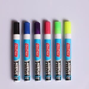Soni Office Mate - Acrylic – Water Base Marker, Pack of 8 Pcs. PP Box 2