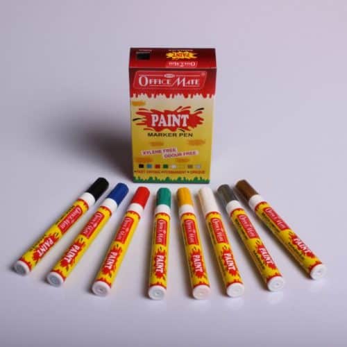 Soni Office Mate - Paint Marker in Golden color, Pack of 10 1