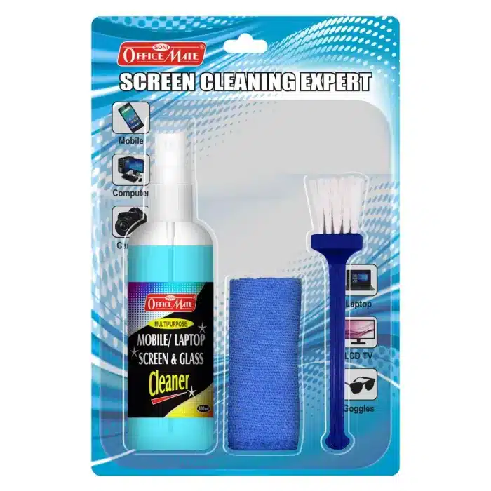 Multipurpose Mobile/Laptop/Glass Screen Cleaning Kit - Pack of 1