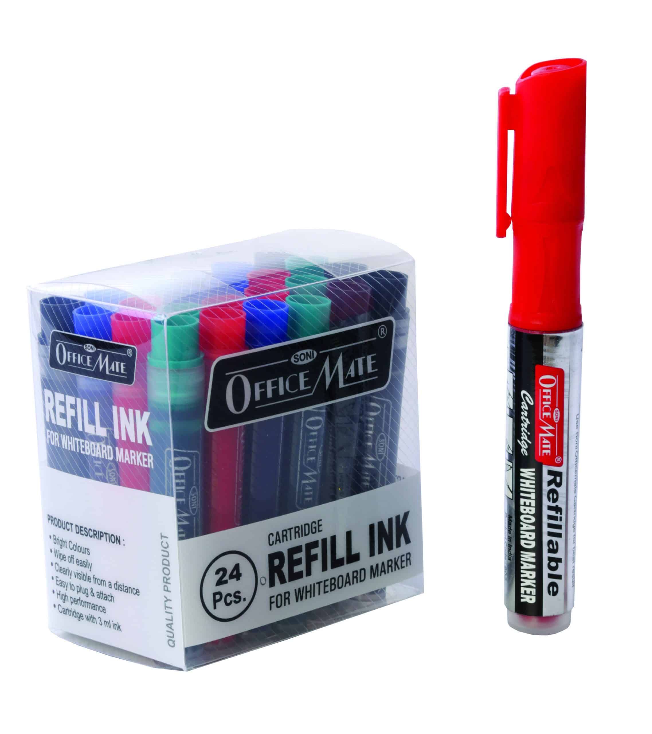 Refillable Cartridge for whiteboard marker