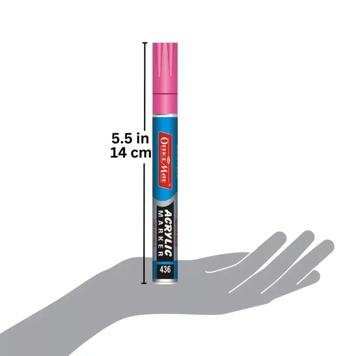 Acrylic Marker Fluorescent Colors - Pack Of 5