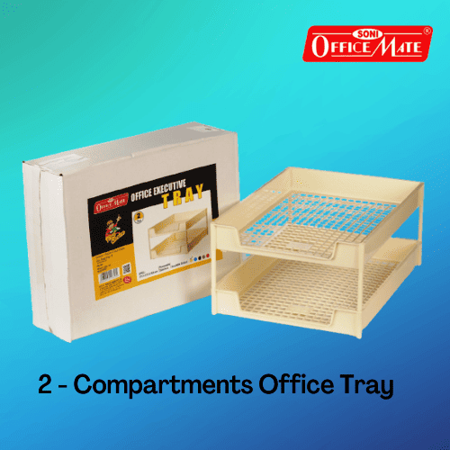 two-compartment-office-tray