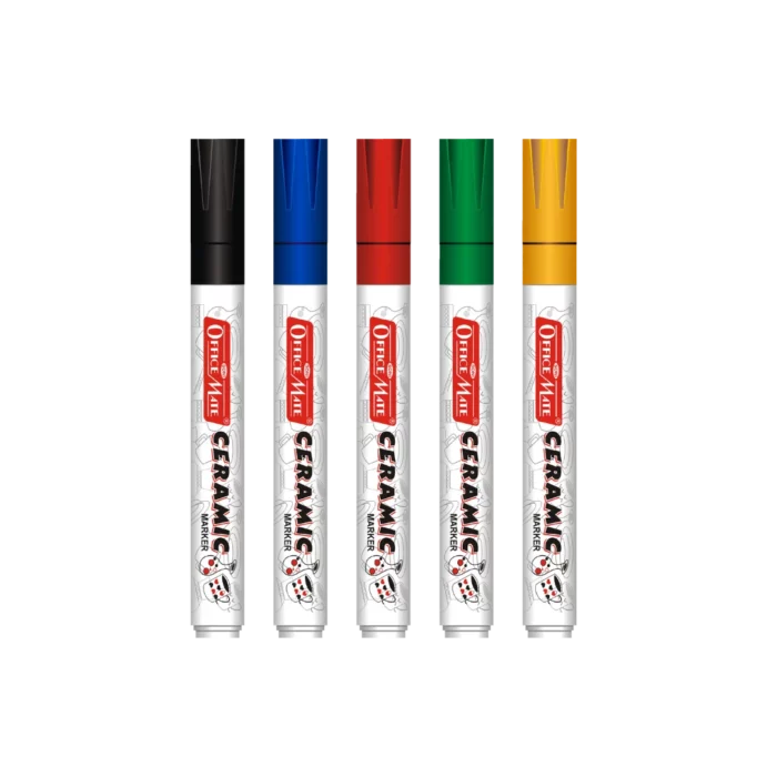 Ceramic Marker (5pcs) - Ideal for Ceramic Art, Smudge proof Ink