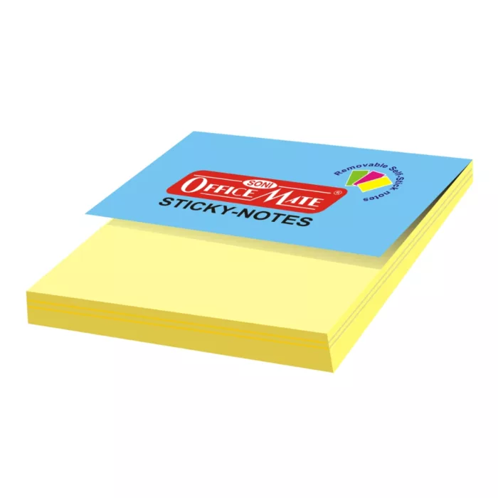 Soni Officemate Sticky Note Pads Pastel Paper 76 x 76  100 sheets - Pack of 1