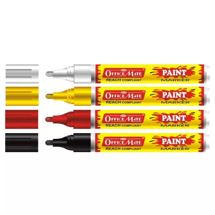 PAINT MARKER IN BLISTER PACKING (ASSORTED) – PACK OF 4