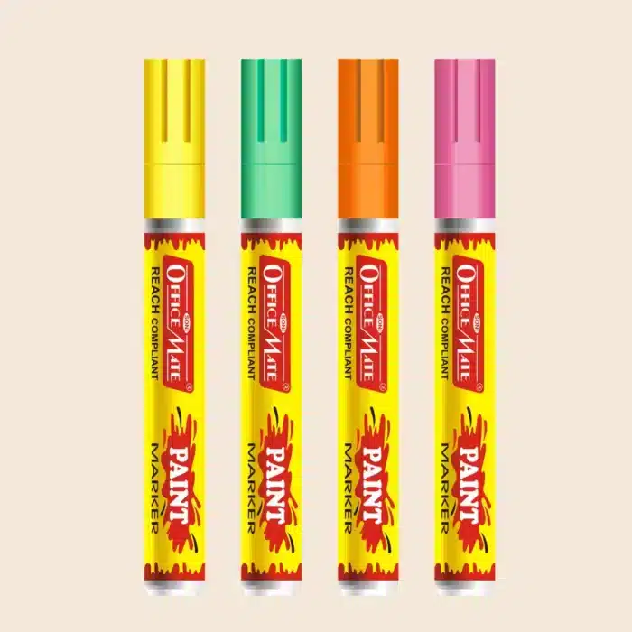 Paint Marker Fluorescent Colors – Pack of 4