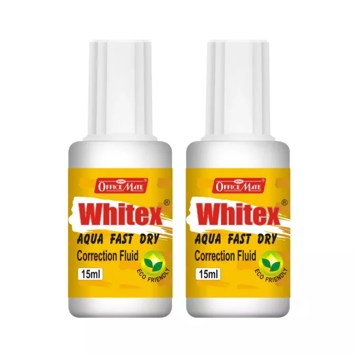 Whitex Correction Fluid, 15 Ml - Pack of 2