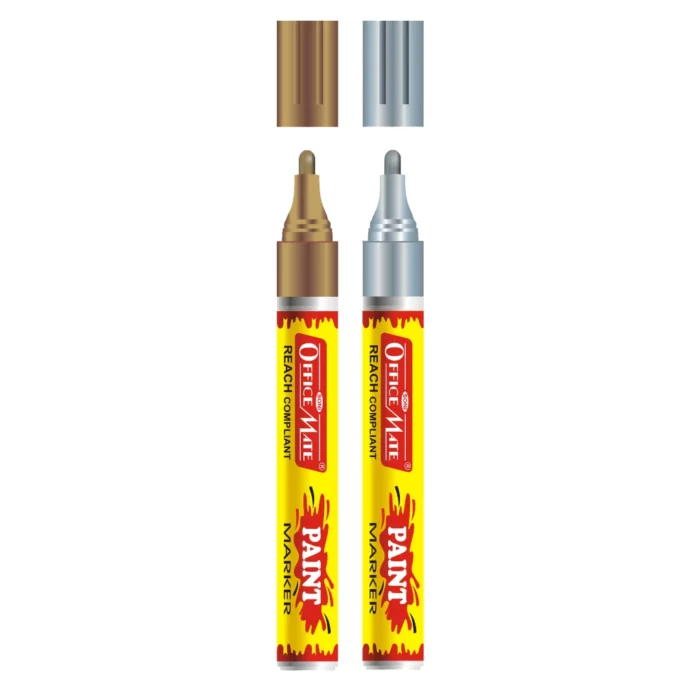 Regular Paint Marker - Combo (Golden & Silver)