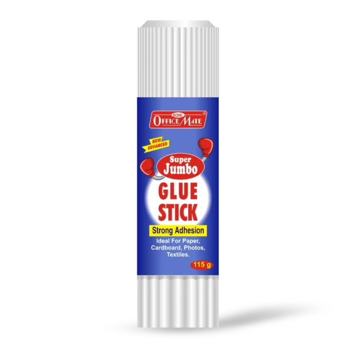 Super Jumbo Glue Stick - 115g (1pcs), Superior Adhesion, Quick-Drying for School, Office, Crafts, and Home Projects