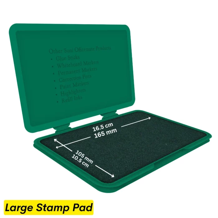 Stamp Pad - Green, Long-Lasting Impressions, Quick-Drying Ink for Any Project - Image 13