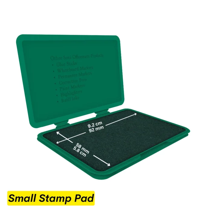 Stamp Pad - Green, Long-Lasting Impressions, Quick-Drying Ink for Any Project - Image 8